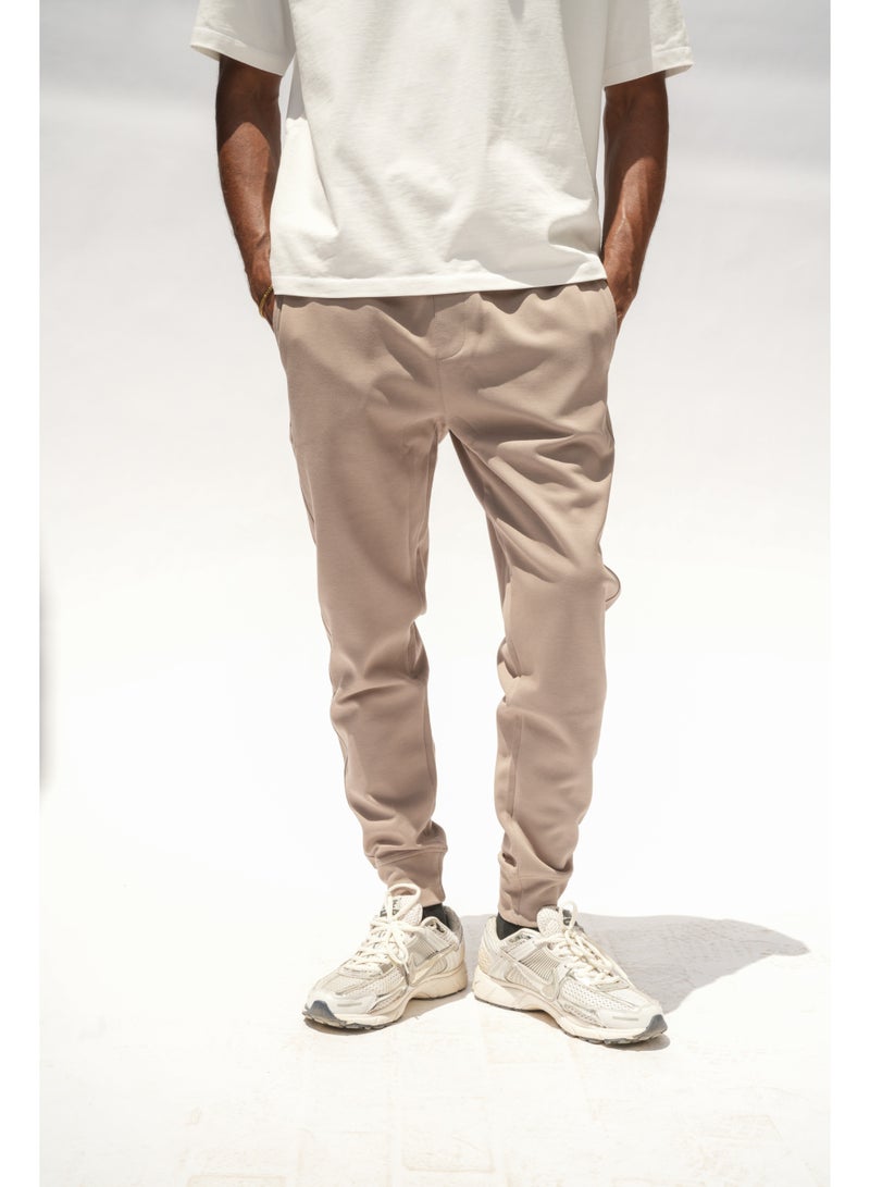 AMICI basic sweatpants Khaki - Image 3